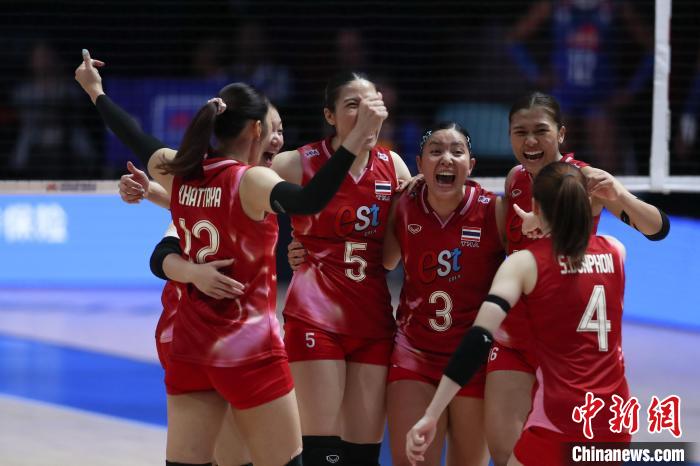 泰国女排在北京站以3-1击败法国，收官战锁定本